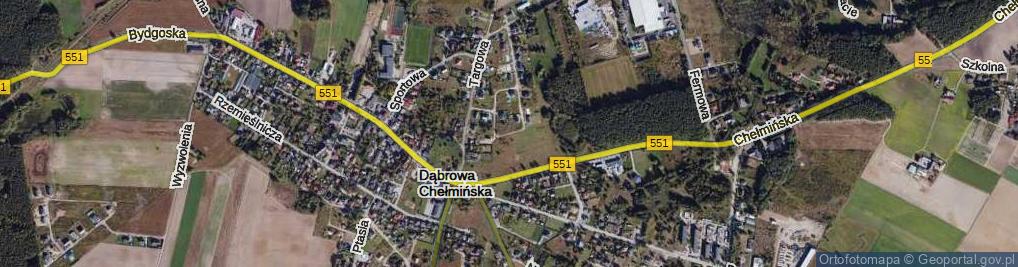 Zdjęcie satelitarne Truskawkowa ul.